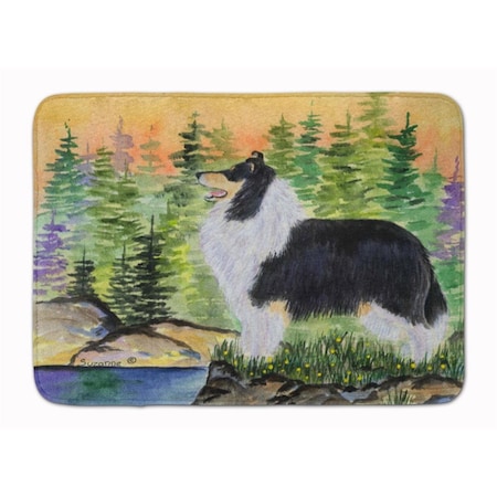 Carolines Treasures Collie Machine Washable Memory Foam Mat SS8203RUG